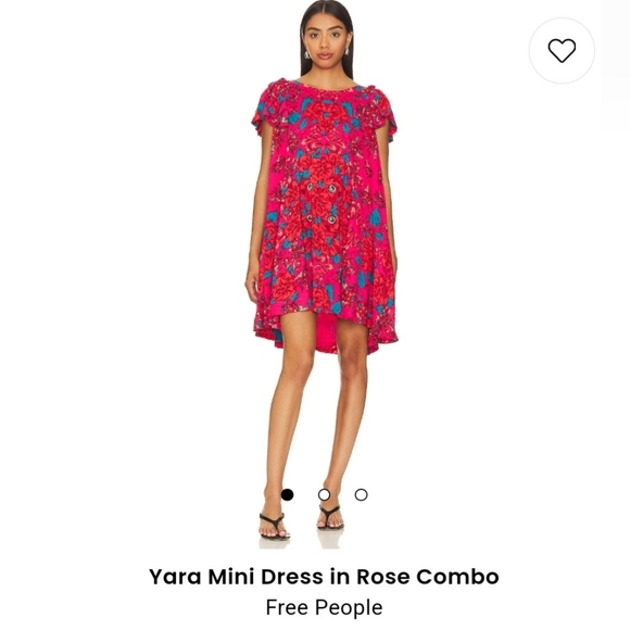 Free People Dresses & Skirts - NWT Free People Yara sz xsmall mini dress in rose combo